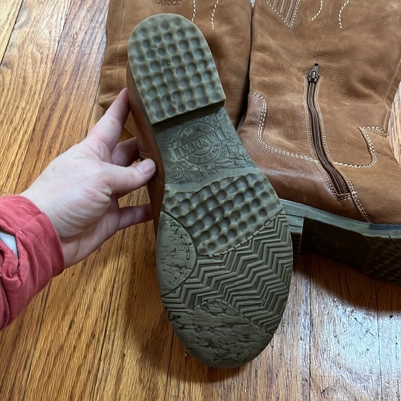 Leather mid calf boots - Picture 6 of 6